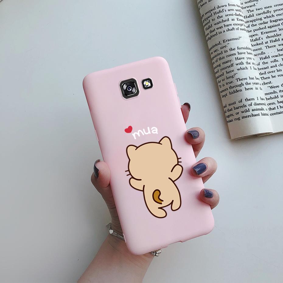 case For Samsung Galaxy A7 2017 Case Cute Painted silicon soft tpu phone back Cover Bumper For Samsung A7 2017 A720 A720f Cases