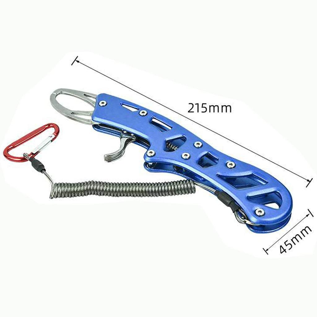 Lightweight and Stylish Fish Fish and Fish Grab with Stainless Steel Spiral Cord and Grip, Catcher, Carabiner.