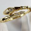 Spirit Snake Bracelet Women's Thick Layer Head and Tail Diamond Live Mouth Spring Bracelet