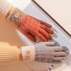Thicken Knitted Gloves Plus Velvet Touch Screen Mittens Outdoors   Men Women