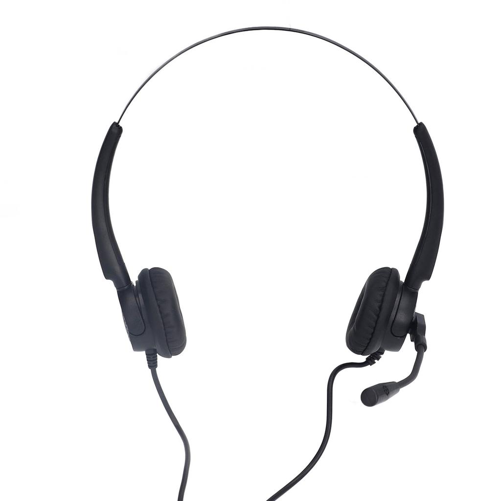 Проводная телефонная гарнитура с шумоподавлением, эргономичная, с регулировкой громкости, USB-компьютерная гарнитура для