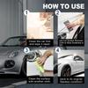 Нано-салфетки для ремонта царапин на автомобиле Многофункциональные Удаление царапин с автомобиля Удаление пятен от воды Автомобильный воск Абразивные салфетки для очистки царапин
