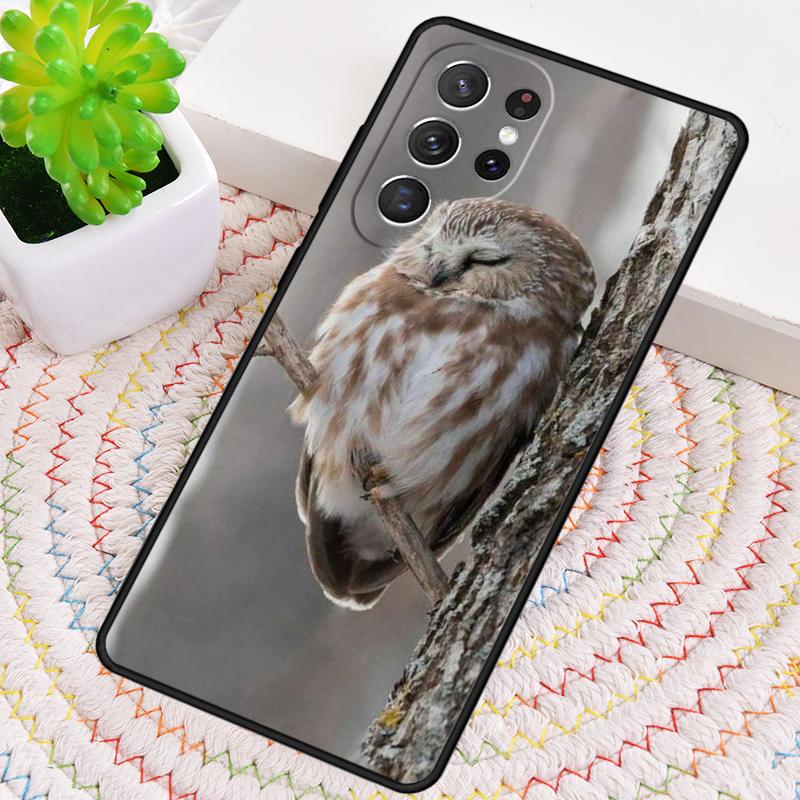 Сельскохозяйственные животные 1 Чехол-книжка с совой для Samsung Galaxy note 10 pro S26 Ultra S23 S24 FE S25 S21 S22 PLUS ударопрочный