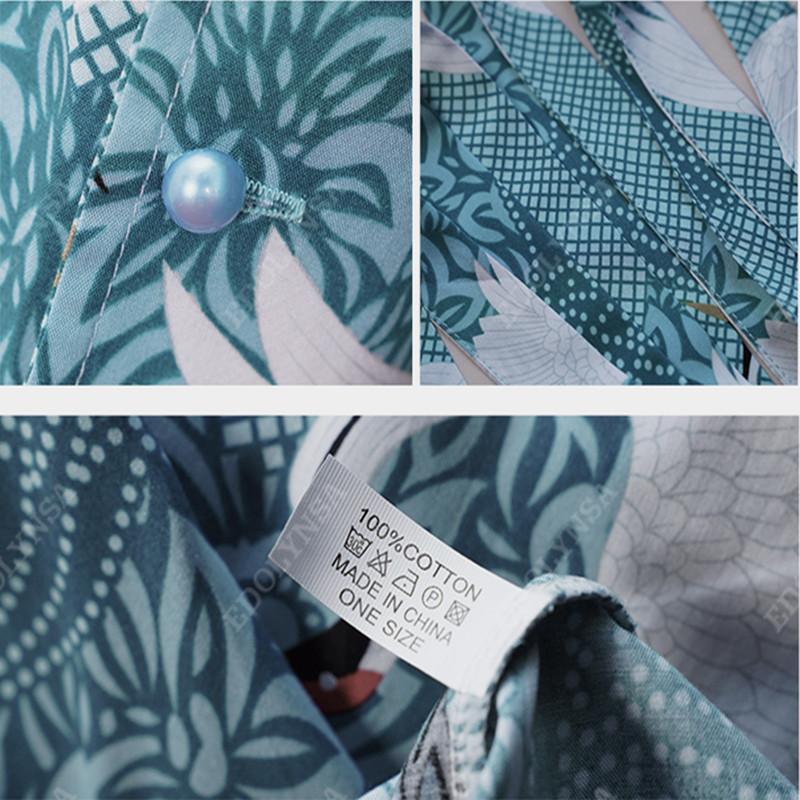 2022 зеленое хлопковое бикини с принтом в стиле бохо, туника с длинными рукавами, длинное платье, повседневное женское пляжное платье больших размеров, фартук Q734