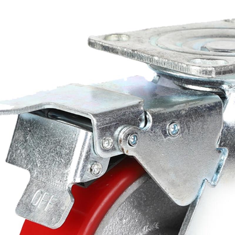 Heisdige Heavy-Duty PU Iron Core Caster Wheel