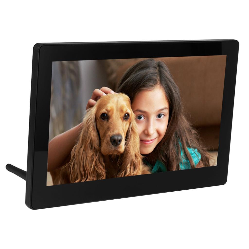 13.3in IPS WiFi Touch Screen Photo Frame 1080P HD Electronic Digital Photo Frame 8GB 100‑240V EU