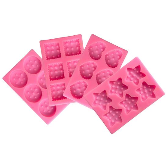 Силиконовая форма для печенья, круглая, квадратная, в форме звезды, в форме сердца, в форме сердца, пищевая, легко снимается, помадка, торт, шоколадное печенье, конфеты, кубики льда, выпечка