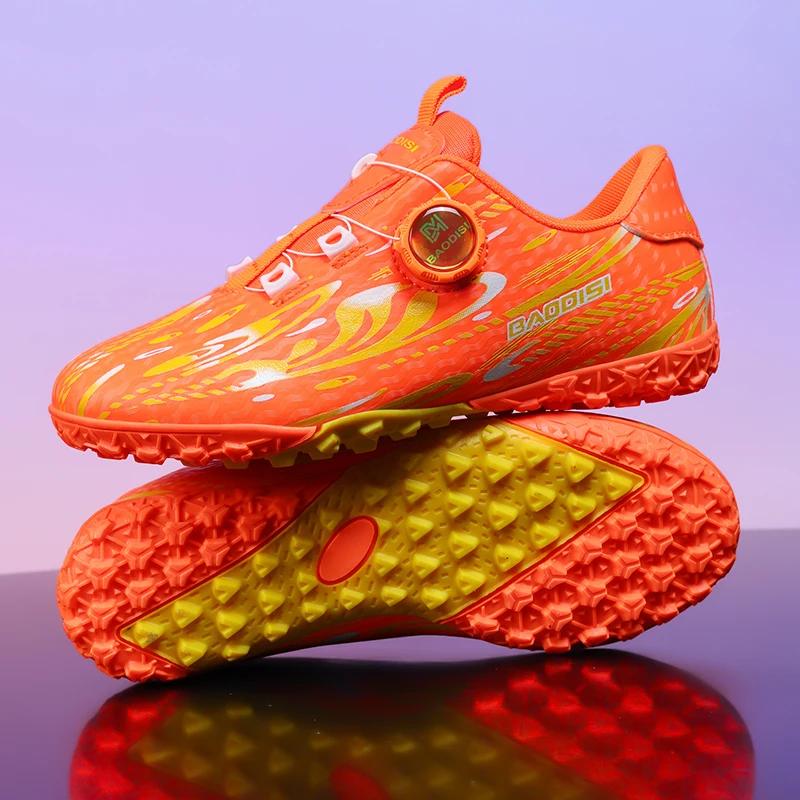 New Children Football Boots Society Cleats Soccer Shoes Professional Boys Girls Football Field Boots Original Non Slip Athletic Shoes