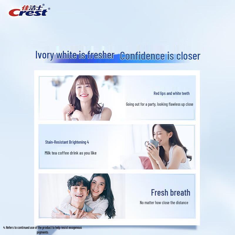 Crest Black Tea Toothbrush & Jasmine Whitening Toothpaste Bundle