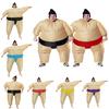 Sumo Costume Wrestler Inflatable Suit Blow Up Party Outfit Cosplay Dress Kid Men