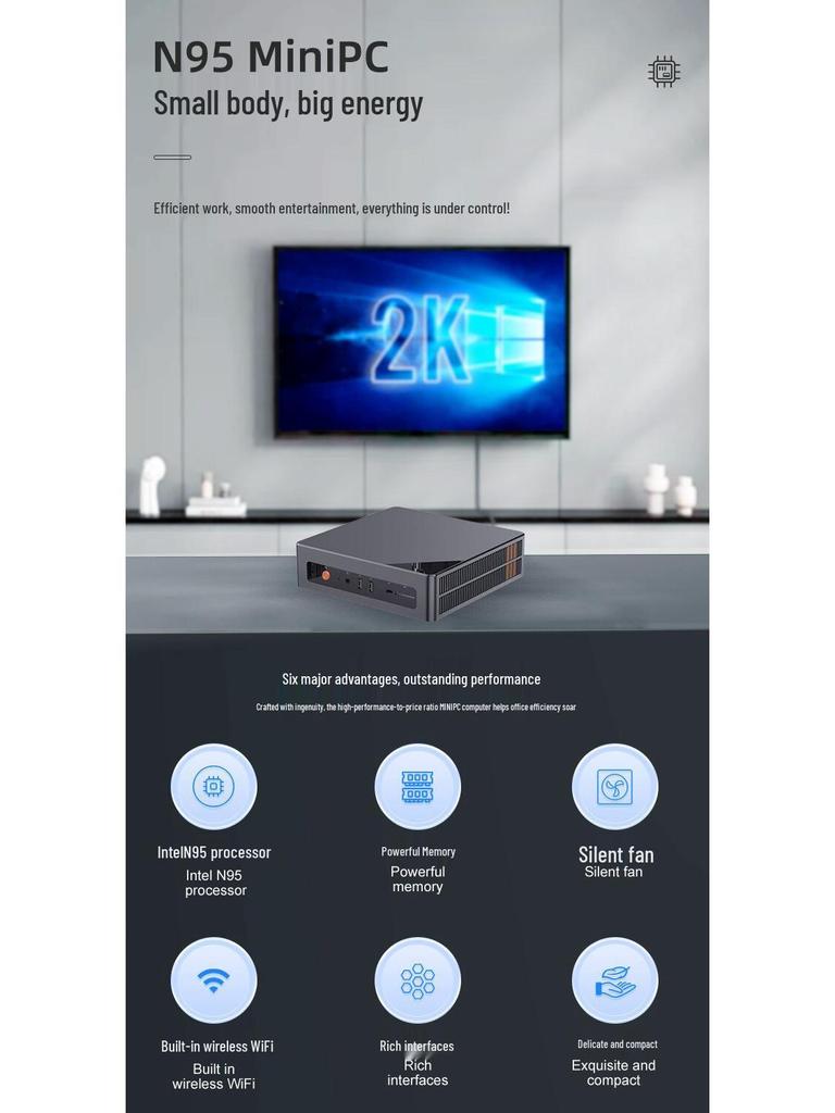 Mini Industrial PC N95: Compact & Portable Office File Processor