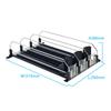 Drink Organizer for Fridge Automatic Drink Propeller Dustproof Easy to Assemble Can Dispenser for Garage Household