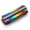 Aluminum ARGB M.2 SSD Hard Disk Heatsink Cooler 5V 3Pin NVME NGFF M2 2280 Solid State Hard Drive Radiator Cooling Thermal Pad