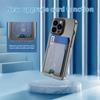 Роскошный прозрачный держатель для карточек чехол-кошелек для iPhone 15 14 Plus 13 12 11 Pro Max XR ударопрочный прозрачный жесткий акриловый чехол