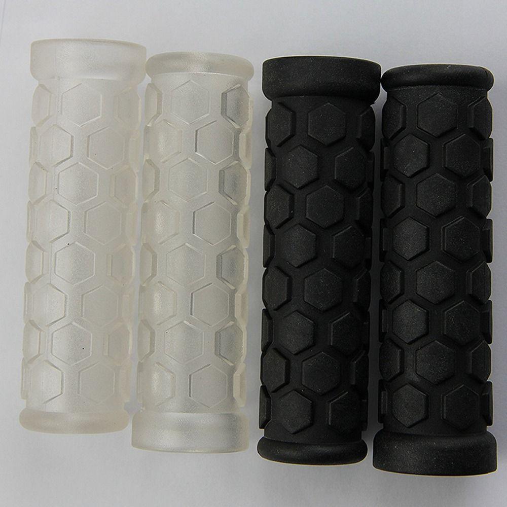 1 Pair Anti-slip Bicycle Handlebar Cover Shock Absorption Rubber Grip Mountain Bike Accessories