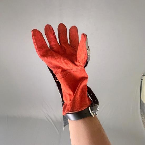 Handcrafted Steel Gauntlets Medieval Knight Armor Gloves, Gothic LARP Cosplay