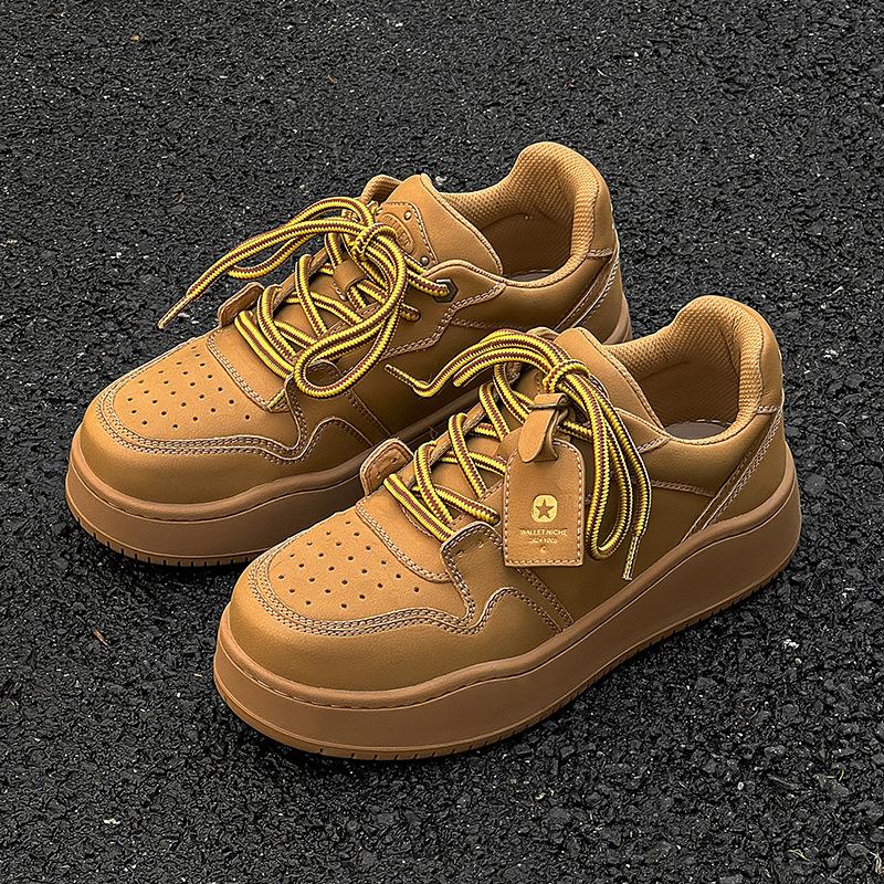 Радужные кеды на платформе для мужчин и женщин 2025 новинка дышащие туфли-булки на платформе увеличивающие рост обувь для пар спортивная повседневная обувь