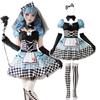 Milky Time Alice In Wonderland Halloween Adult Cosplay Gothic Lolita Maid Dark Alice Costume, Outfit, Women's