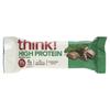 Think!, High Protein Bar, Chocolate Mint, 5 Bars, 60 G (2.1 Oz) Each