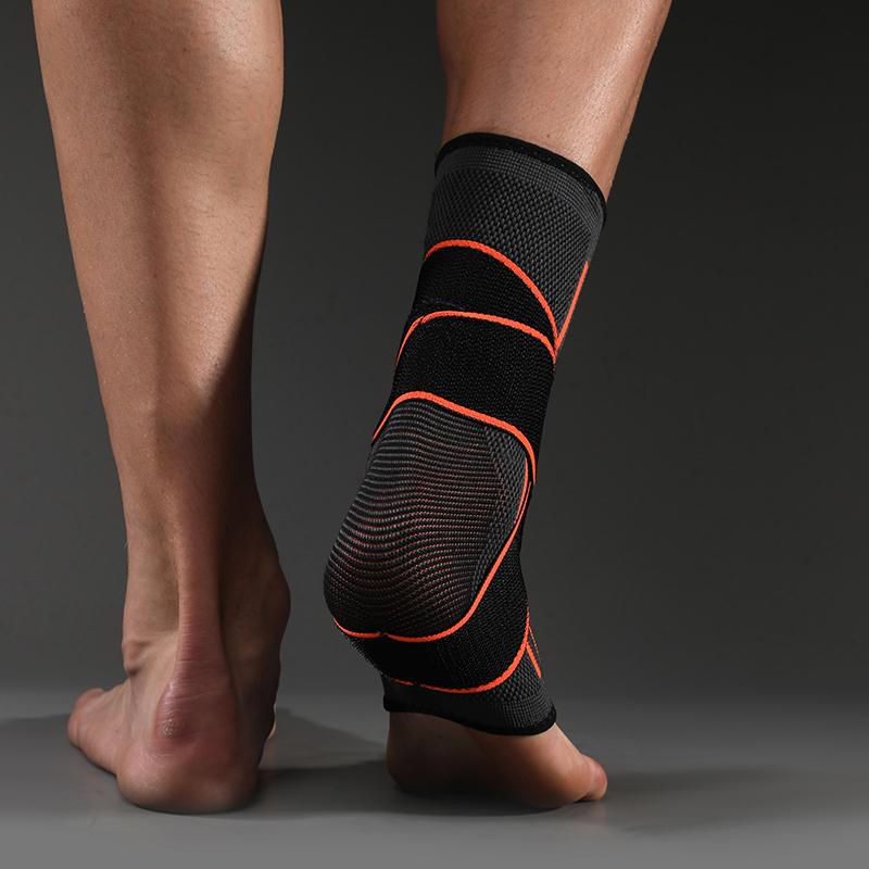 VBOSI Best Sell Professional Unisex  3D Knitted Ankle Support Compression Ankle Brace Foot Sleeve Binding Straps