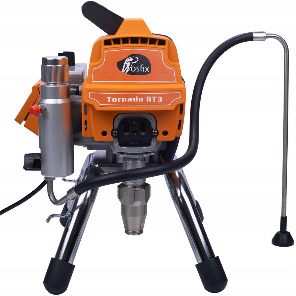 Rosfix Agregat Malarski Tornado RT3 UltraSpray 2200W 22MPA 2,5L/min – Zestaw Z Akcesoriami | Wysoka Wydajność I Precyzja | Nowoczesny Design