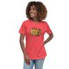 For the Love of Sunshine Women's Relaxed T-Shirt Flower Nature Peace Beach Color