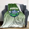 Canberra Raiders Logo Print Flannel Blanket High Quality Warm Comfortable Cover for All Seasons Perfect for Gifts Home Decor