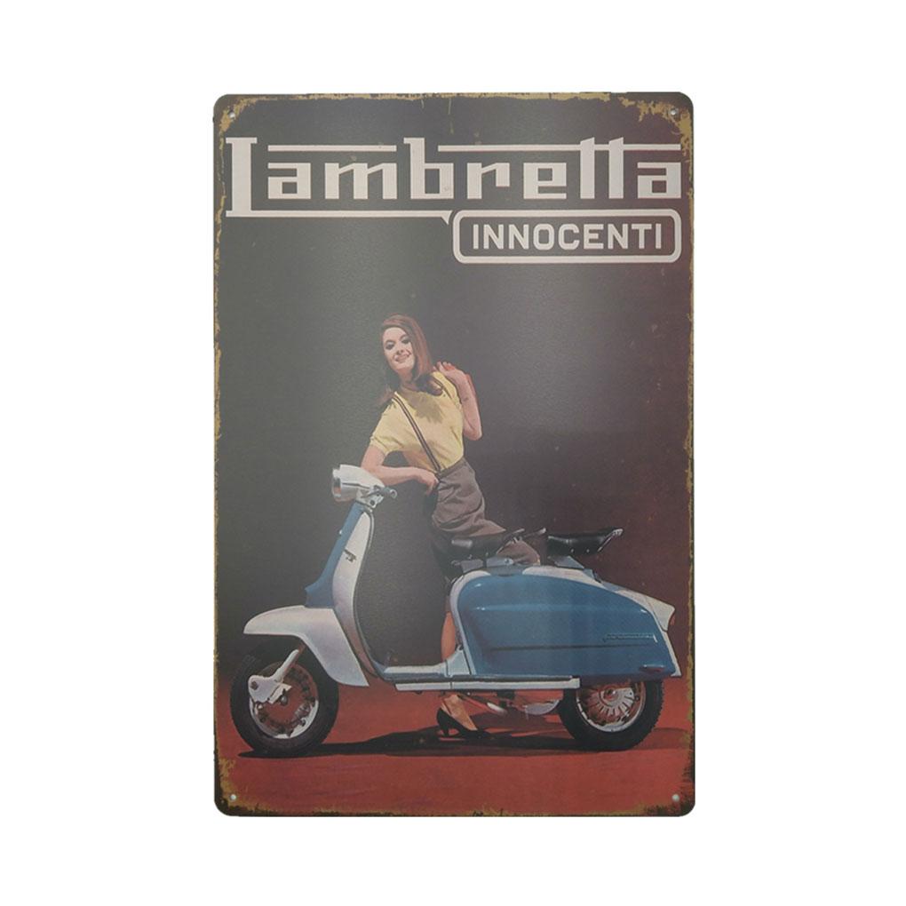 Vintage Retro Iron Wall Decors Car Motorcycle Poster Sign Plaque Home Livingroom Bedroom Decorations