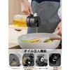 Unique 2-in-1 Design: Olive Oil Sprayer, One-Hand Operation, 550ml, for Oil, Soy Sauce, and Vinegar, Waterproof Glass Bottle for Easy Storage