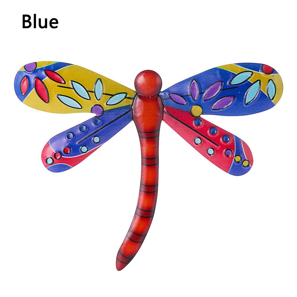 Indoor Outdoor Artwork Statue Metal Dragonfly Wall Decoration Garden Backyard Art Craft Sculptures