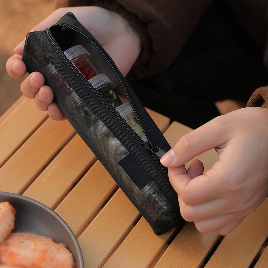 Набор контейнеров для специй для кемпинга, сумка для хранения бутылочек с приправами для кемпинга, банка для специй, набор для путешествий для барбекю на открытом воздухе