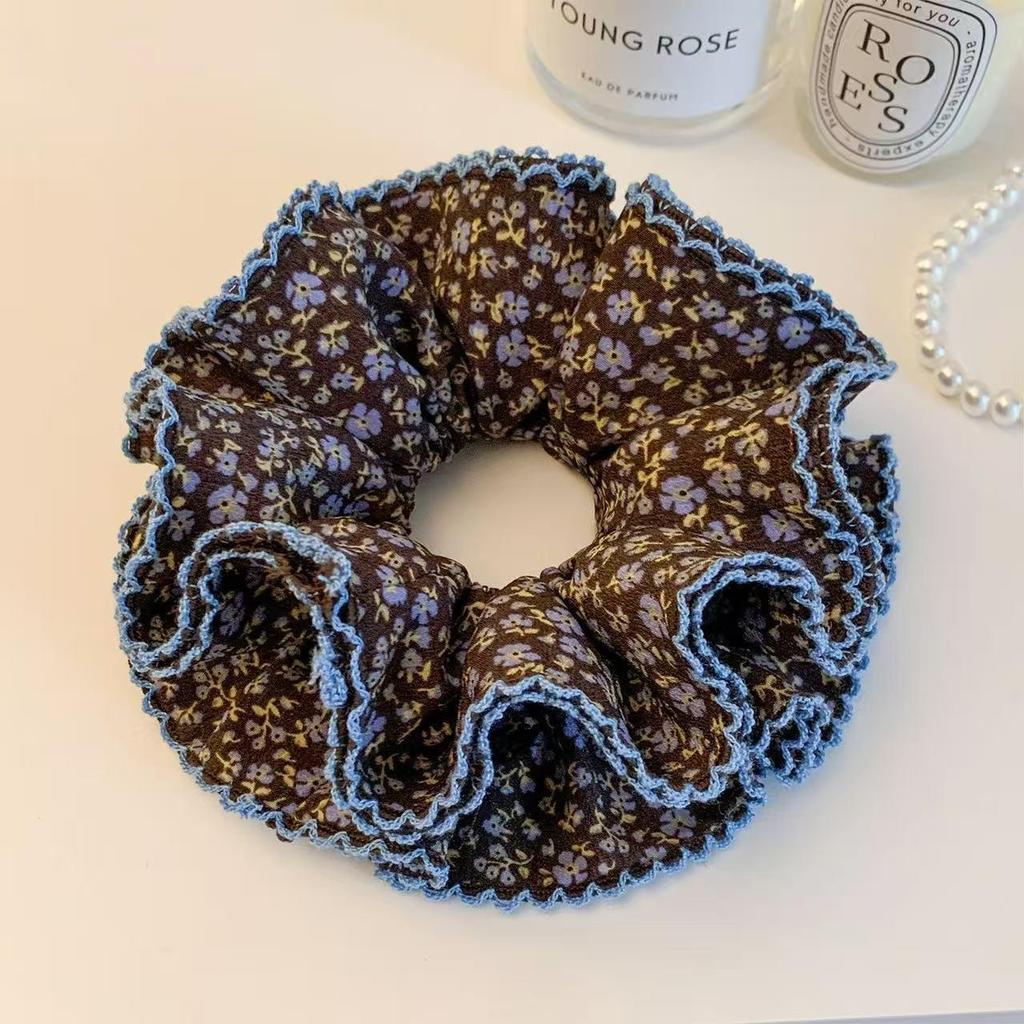 French-Korean Double-Layer Ballet Lace Extra Large Hair Scrunchie