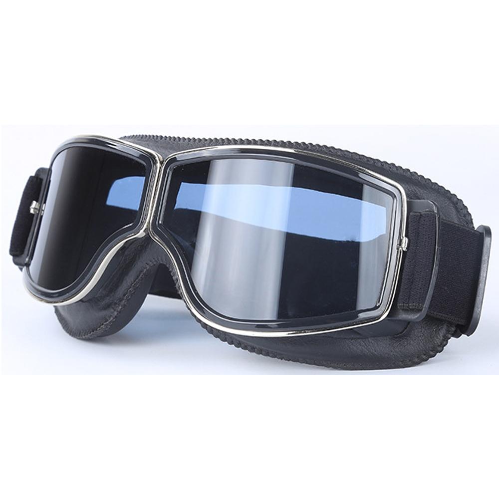 Motorcycle Vintage Retro Sunglasses Leather Goggles Glasses For Vespa Vintage Glass Motorcycle Motocross Goggles Ski