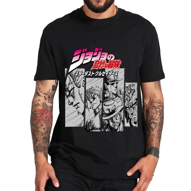 Футболка унисекс с аниме «Jojo Bizarre Adventure», женская летняя хлопковая футболка, детские топы в стиле хип-хоп, топы Shoto Todoroki, детская футболка Camiseta