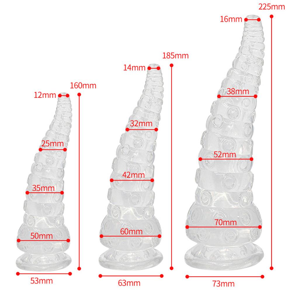 Стимулятор анальной пробки Игрушки для анального секса Присоска-осьминог Анальная пробка Расширение ануса Массажер простаты Дилдо для женщин мужчин