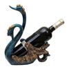 Luxury Swan Wine Rack Innovative Desktop Wine Cabinet Decorative Ornaments for Living Room Office