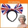 Стильная повязка на голову с Юнион Джеком, повязка на голову «Алиса» с большим бантом для мужчин и женщин, Платиновый юбилей