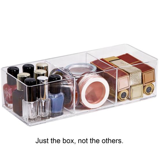 Органайзер для ящиков, многорешетчатый штабелируемый PS, аксессуары для красоты, разделитель лотков для ящиков, офисные принадлежности