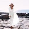 Summer Women's Lace Patchwork Lace Beach Cover Ups Holiday Dress Long Dress Bikini Swimsuit Cover Up