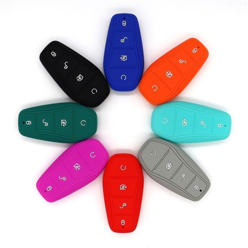 Силиконовый чехол для автомобильного ключа, подходит для BYD SONG QIN plus Dolphin ATTO3, герметичный чехол для ключа-пульта
