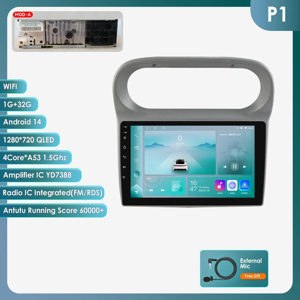 Автомобильный мультимедийный плеер для Renault Twingo 2005-2013 Беспроводной Carplay Android Auto 6115 8-ядерный Интеллектуальный GPS Авторадио 360камера