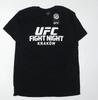 Мужская черная футболка UFC Fight Night, размер M, спортивный стиль