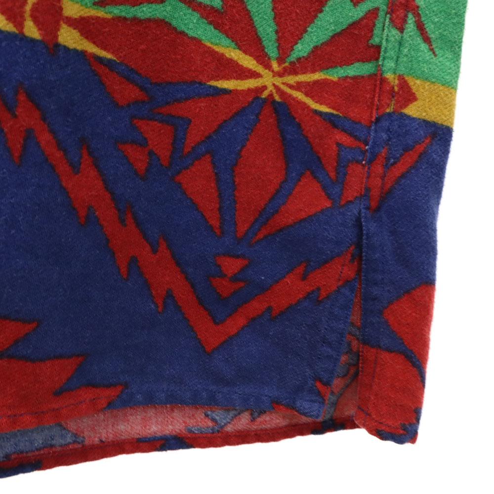 RALPH LAUREN COUNTRY 90s Polo Country Old native pattern Long sleeve Flannel shirt Men's Used