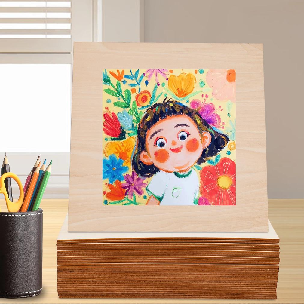 30 ШТ. Листы липы 30x30 см, толщиной 3 мм, DIY деревянные доски, Прямоугольные заготовки деревянные для поделок, Лазерной гравировки, Домашнего декора
