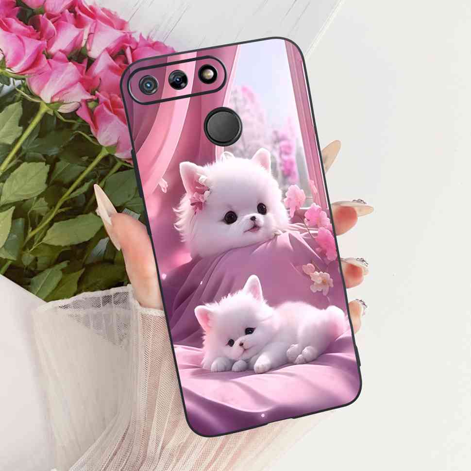 For Itel P15 5.0" Case Fashion Colorful Cartoon Soft Silicone TPU Black Cover For Itel p15 ITEL P 15 Phone Cases Bumper Fundas