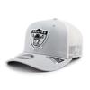 New Era 9SEVENTY Stretch Snapback Las Vegas Raiders NFL Mesh Stretch Snapback LAS VEGAS RAIDERS American Football 970 Cap, Cap, Grey, Hat, [Used]