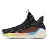 Баскетбольная серия Thompson KT, удобные, амортизирующие, нескользящие, легкие, средней высоты, кроссовки для мужчин, черные, желтые, 11921688-4