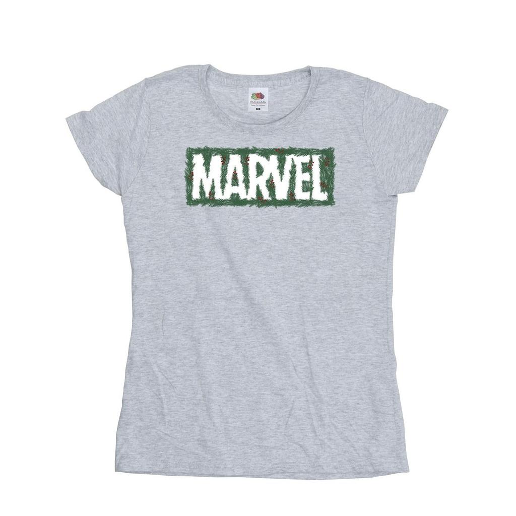 Marvel Womens/Ladies Holly Logo Cotton T-Shirt