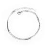 VENTFILLE 925 Sterling Silver Diamond-Studded Butterfly Bracelet Women's Fashion Temperament Flower Adjustable Bracelet