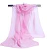 Luxury Brand Designer Beach Scarf Sunscreen Simulation Silk Scarf  For Summer Women Accessories